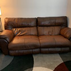 Ashley Furniture Real Leather Couches 