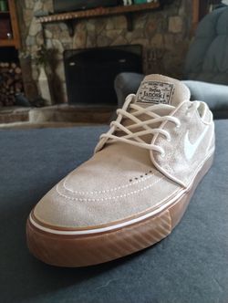 (Size-11) New, Men's, Nike Zoom Stefan Janoski SB White/White US Mens Size 12 333824-101, no Box
