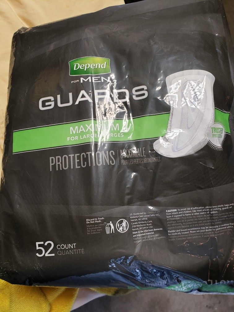 FREE:  Depend for Men Guards