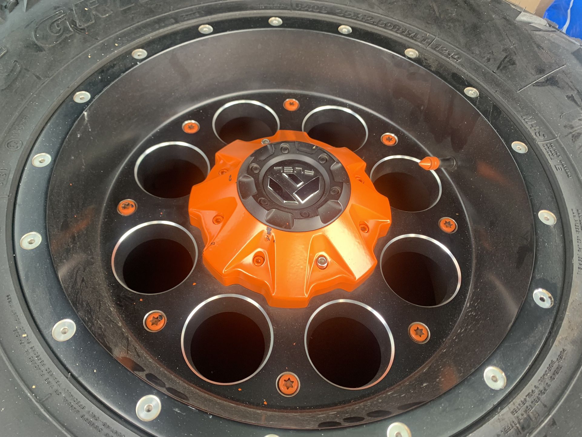 BRAND NEW FUEL WHEEL AND TIRE