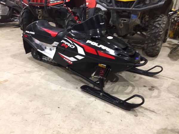 2012 polaris indy pro r 120 kids youth mini z snowmoblie will trade