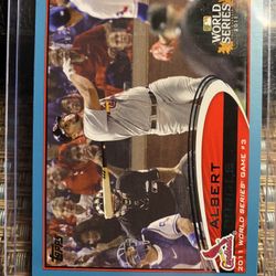 2012 Topps Albert Pujols #108 Blue