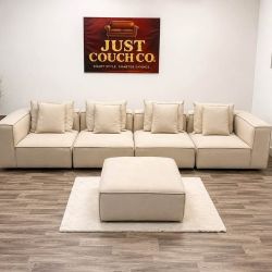 Free Delivery - Arhaus 5 Piece Modular Sectional Couch