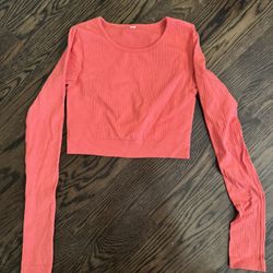 Like New! Lulu lemon Ebb To Street Long Sleeve Crop, Size 2