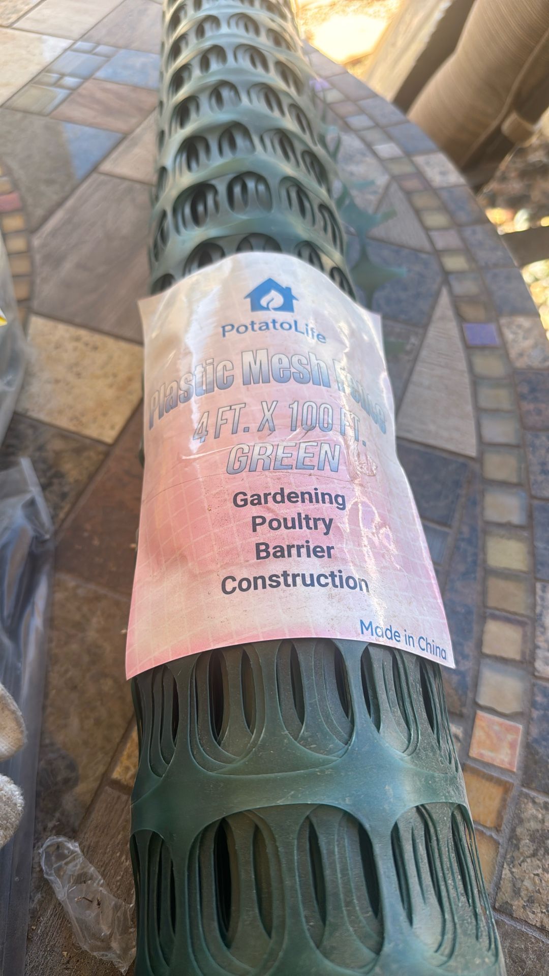 Plastic Mesh Fence Garden Pet Gate New