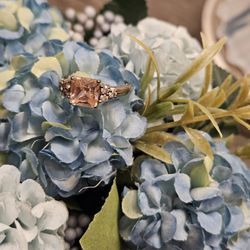 Sterling Silver Pink Ring