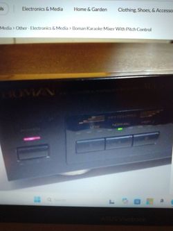 Boman Karaoke Mixer with Pitch Control