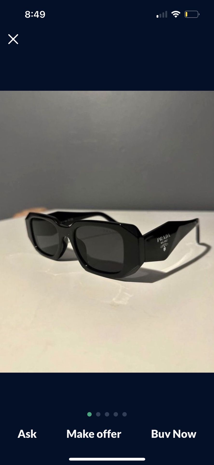 Prada Symbole Sunglasses - Slate Gray Lenses