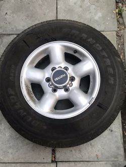 245/70/r16 rims and tire 6 bolt