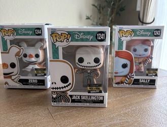 The Funko Pop! Vinyl Disney Nightmare Before Christmas Gingerbread Set 2022