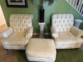 Chair & Ottoman Set