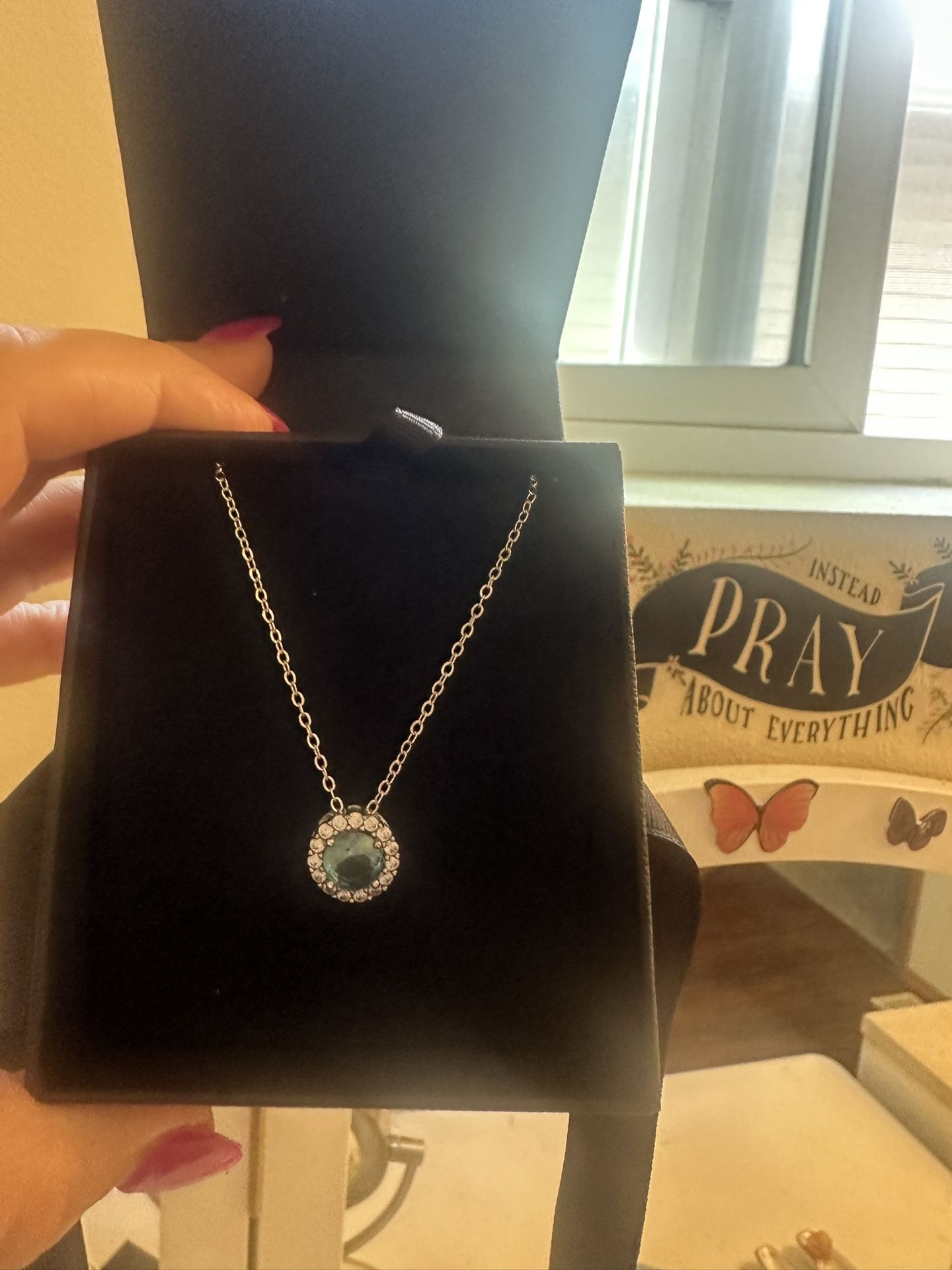 Blue Topaz Pendant