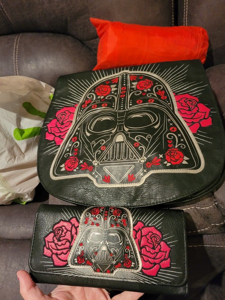 Star Wars Lounge Fly Loungefly Purse Hand Bag Messenger Wallet