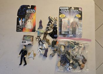 Star Wars Star Trek Action Figure lot