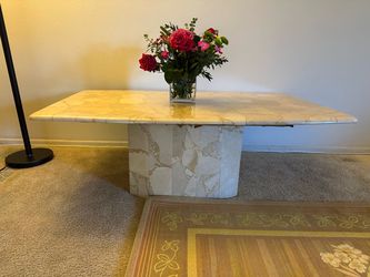 Marble coffee table