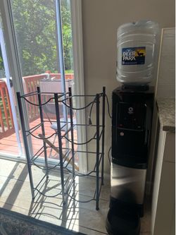 Primo water dispenser with dog bowl