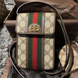 Balenciaga /Gucci Cross Purse