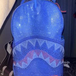 Sprayground Trinity Ocean Deluxe Rhinestone Embellished Backpack
