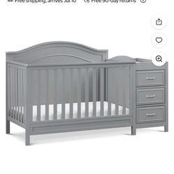 4 In 1 Baby Crib And Changer
