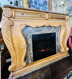 AICO By Michael Amini TREVI Fireplace - GA