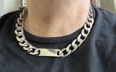 Chunky ID Style Chainlink Necklace