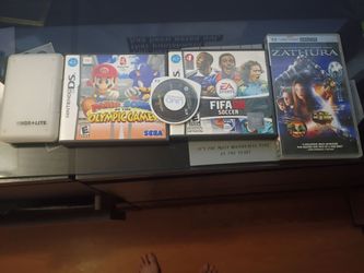 Assorted Nintendo DS games and PSP Games