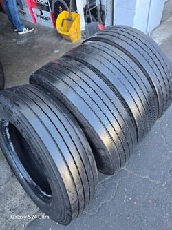 4 Used Mixed Brands Tires 225 70r19.5 $200.00 all 4