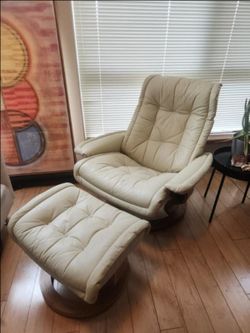 Vintage Ekornes Stressless Lounge Chair -cream