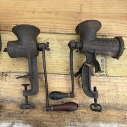 Set of 2 Puritan No. 13 Food Grinders