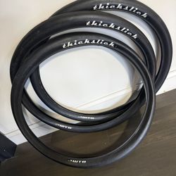 Thick Slick 29” Tires 3 Like New Bike Bicycle BMX Klunker Beach Cruiser 