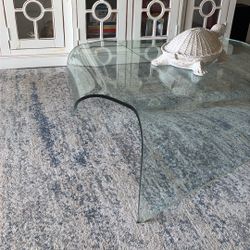 Waterfall Glass Cocktail Table