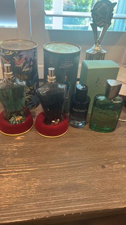 One greenly Dior sauvage and two jogs