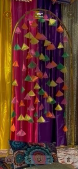 Colorful Hanging Kite Tassel Garland Decoration