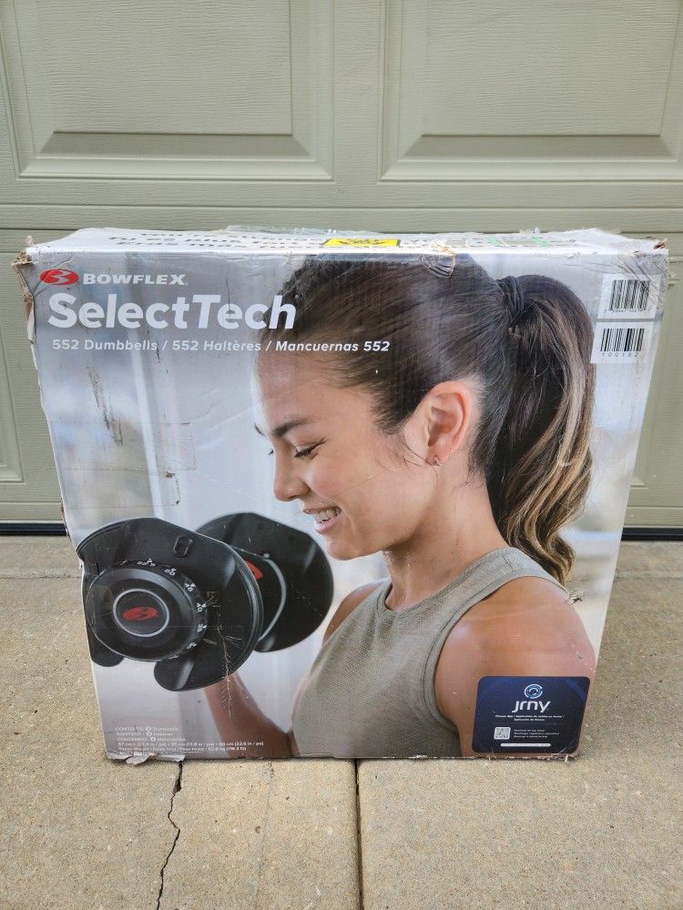 NEW Bowflex SelectTech 552 Adjustable Dumbbells