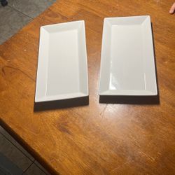 Two Serving Plates