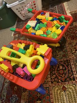 Two full wagons of LEGO for $50