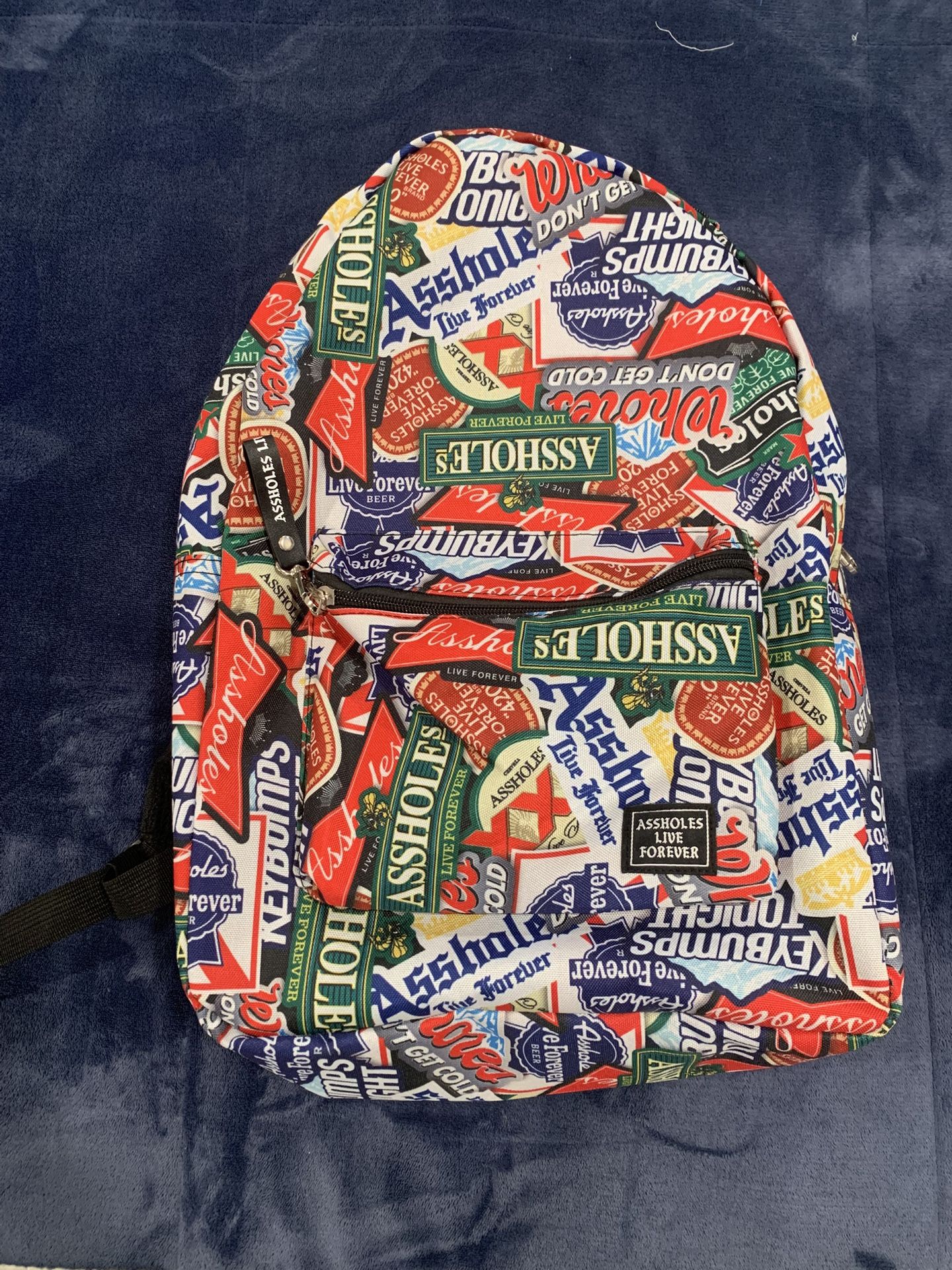 ASSHOLES*S LIVE FOREVER - Back Bag