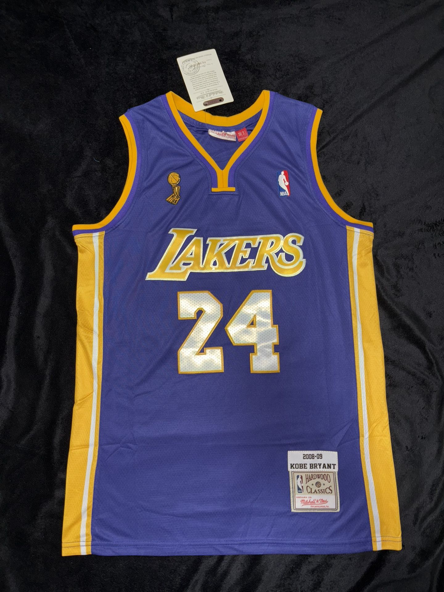 Kobe Bryant Lakers Number 24 Purple Jersey
