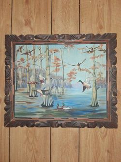 Vintage painting from 1952 by: Mable Mckaughan