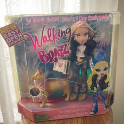 Walking Bratz With Dog Cloe Doll