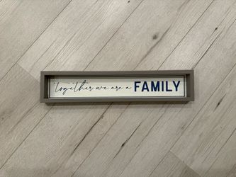 Together We Are A Family Decor