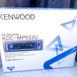 KENWOOD CD AM FM MP3 CAR AUDIO HEAD UNIT NEW 