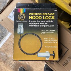 Hood Lock release