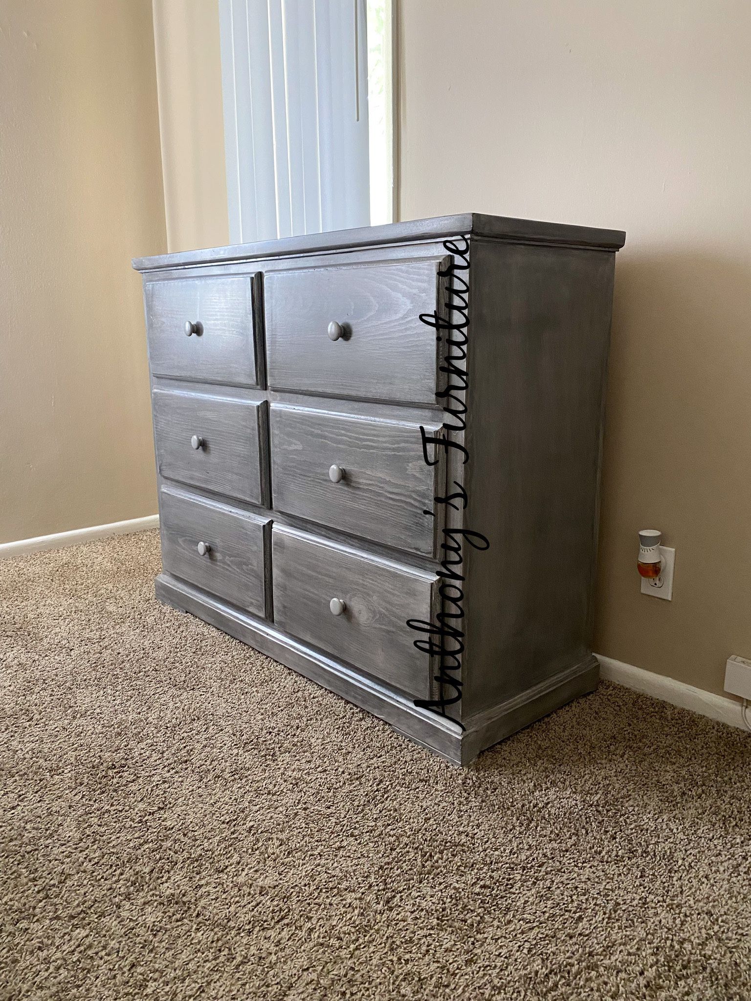Solid Wood 48inch Dresser 