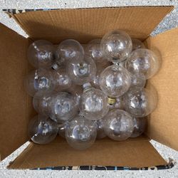 20 - Clear Vanity Light Bulbs 40W