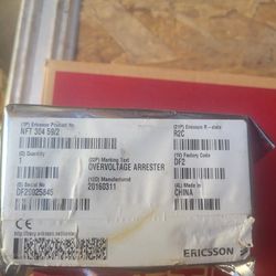 Ericsson Over Voltage Arrester Model # Nft 304 59/2