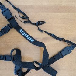 Ergodyne Black Adjustable barcode lanyard harness