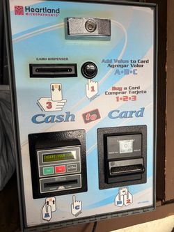 Heartland Micropayments Cash to Card Kiosk