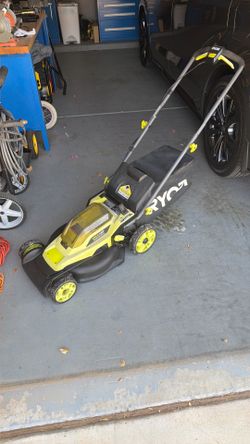 16” 18v  Ryobi lawn mower