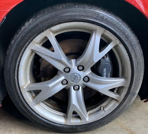 NISSAN 370z OEM RAYS WHEELS RIMS 19